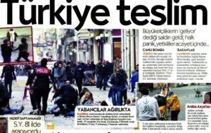 Gazetelerin 20 Mart İstiklal Caddesi Manşetleri!