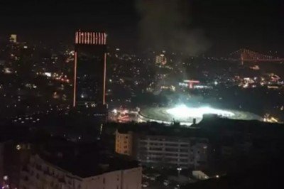 İstanbul Arena Stadyumunun Yakının da Patlama