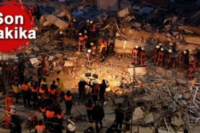 İstanbul da Boş Bina Çöktü 1 Ölü Var.