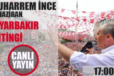 Muharrem İnce'nin Diyarbakır'daki Mitingi CANLI YAYIN!